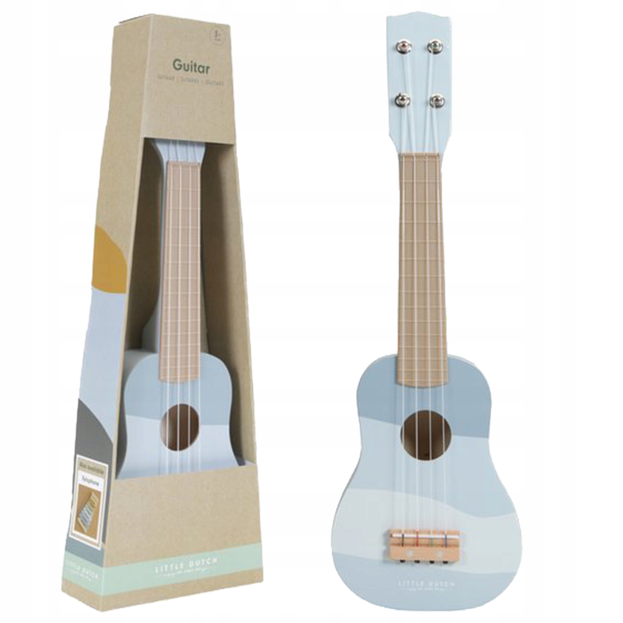 GITARA DREWNIANA LITTLE DUTCH DLA DZIECI BŁĘKITNA Kod producenta LD