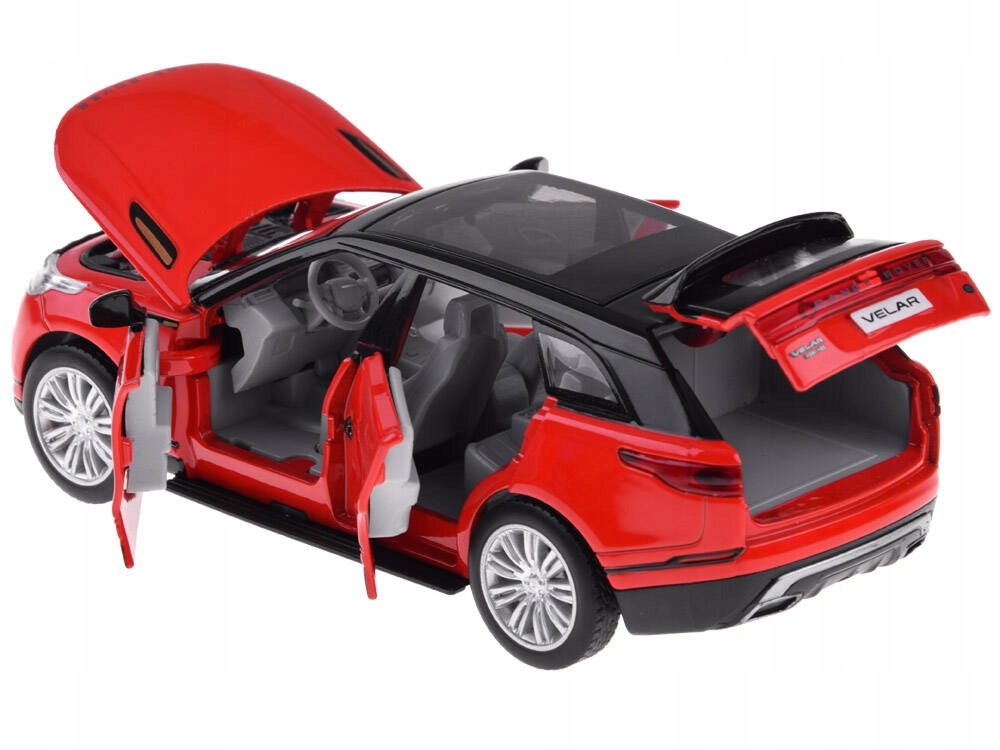 Auto metalowe model Land Rover Range Rover Velar SUV 1:32 ZA4611 dźwięki Płeć chłopcy dziewczynki unisex
