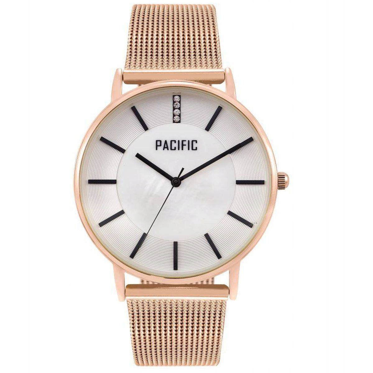Růžově zlaté dámské hodinky Pacific X6158-04