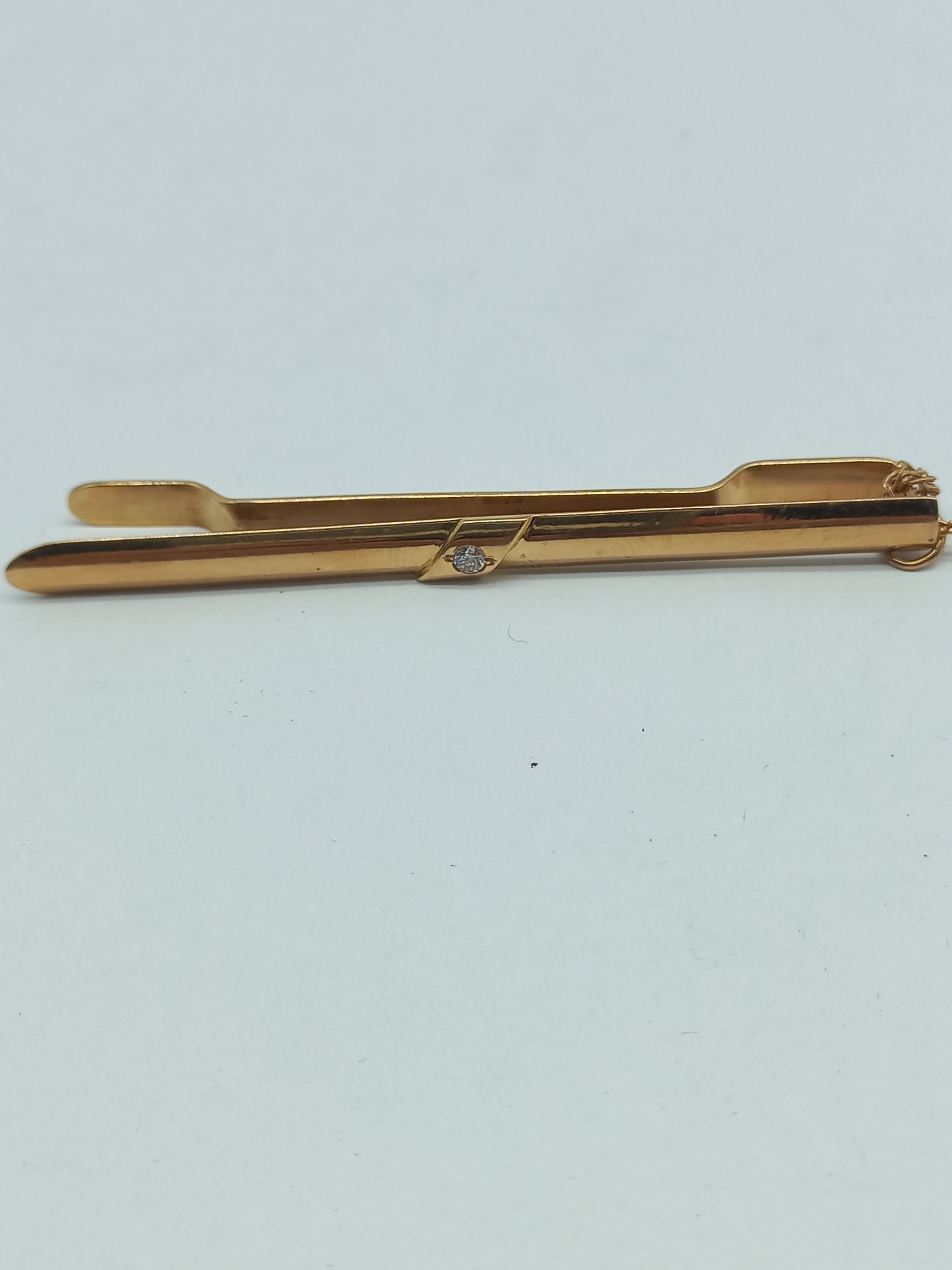 SPINKA DO KRAWATA z ŁAŃCUSZKIEM PR 585 W 7,06G