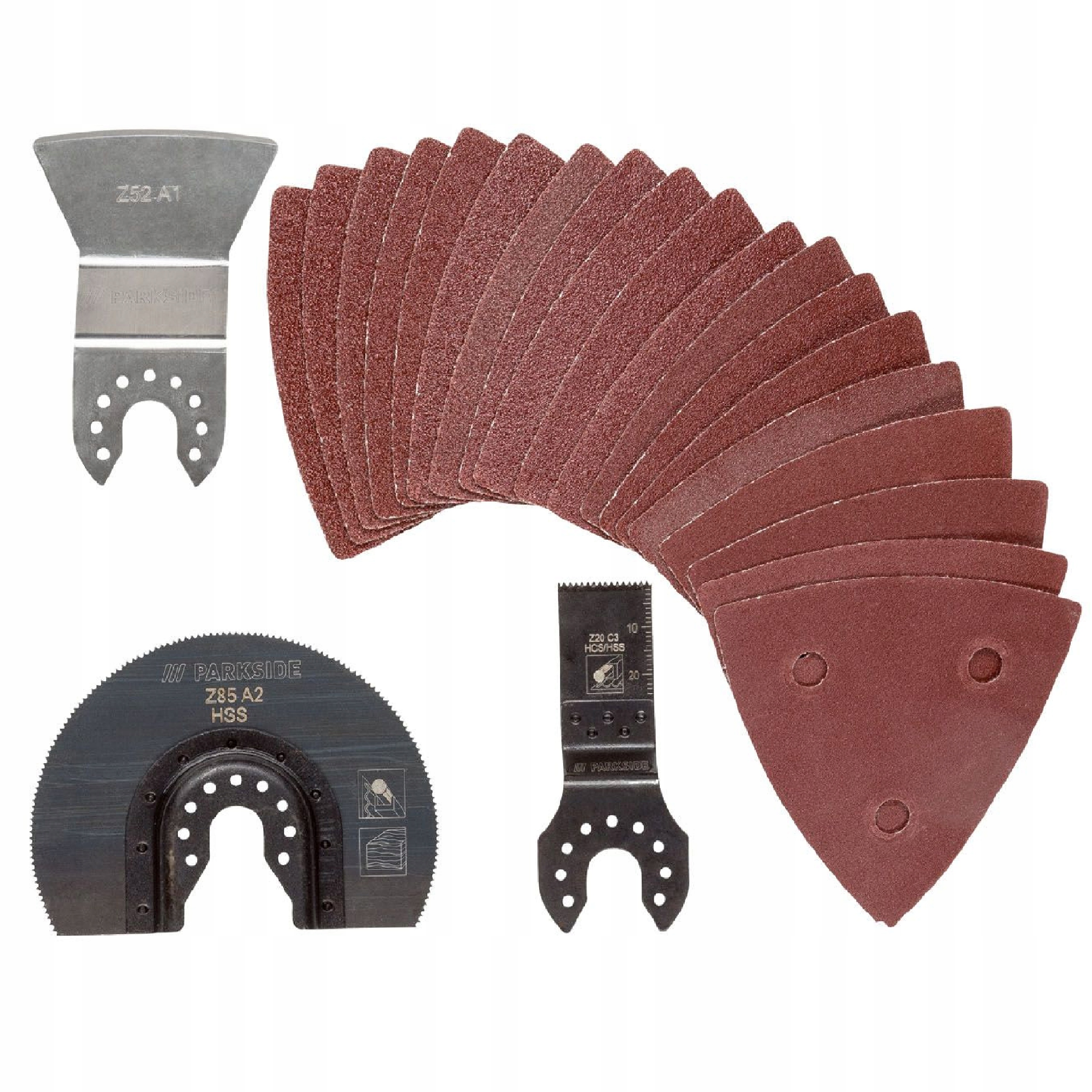 

Parkside Zestaw do narzędzia wielofunkcyjnego Uni