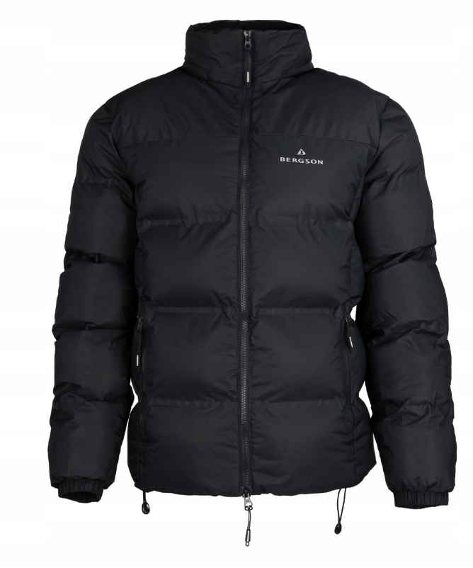 Kurtka ocieplana męska Bergson Snowy Wolf Micro-Therm black