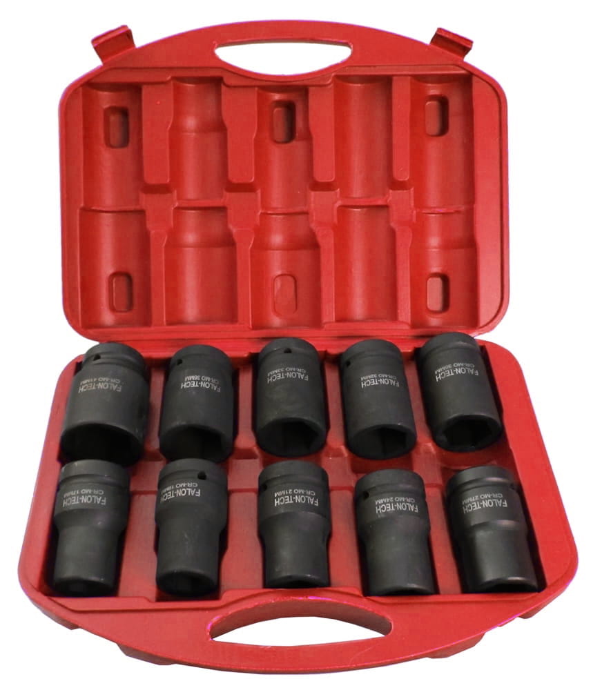 

Zestaw Nasadek Udarowych 1" 10szt 17-41mm