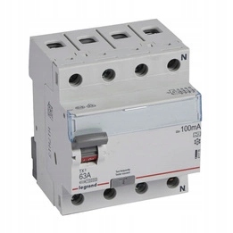 Prúdový istič P 304 4P 63 A 100 mA typ A série TX3