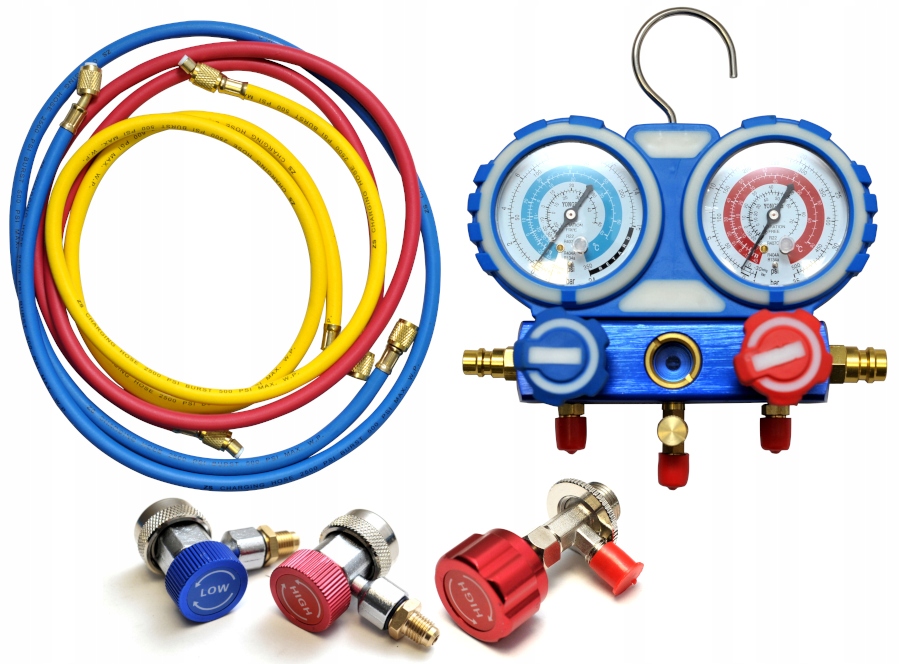 TESTER MIERNIK SZCZELNOSCI KLIMATYZACJI ZAWORKI Producent code BASS POLSKA ZESTAW BP 3642