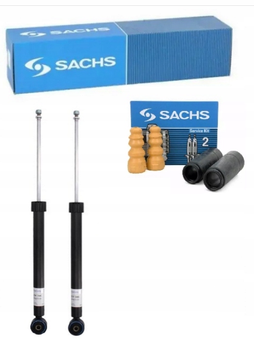 2x Sachs amortyzatory odboje osłony poduszki VW Skoda Seat Audi tył