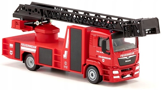 SIKU 2114 Wóz strażacki z drabiną | STRAŻ POŻARNA Marka Siku