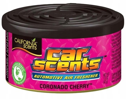 CALIFORNIA CAR SCENTS zapach CORONADO CHERRY Rodzaj zawieszki