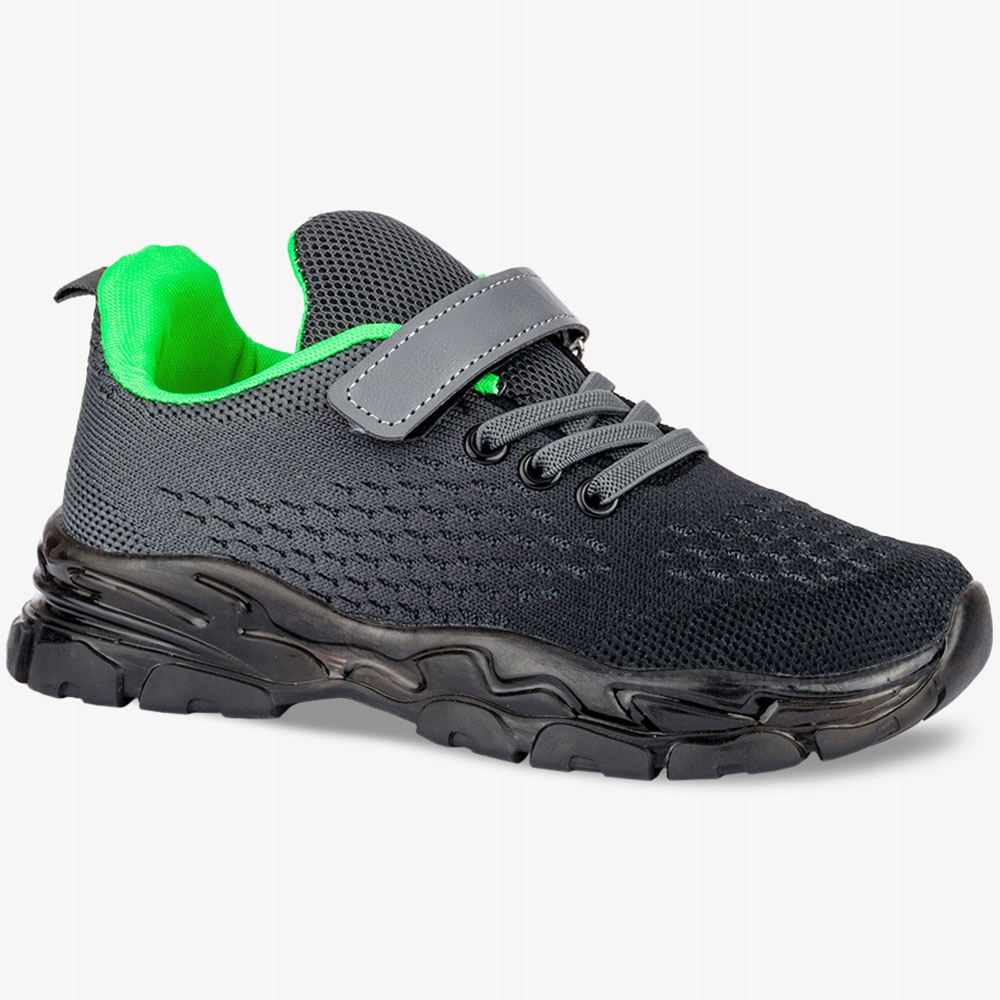 BUTY SPORTOWE LEKKIE SNEAKERSY DZIECIĘCE RZEP r 26 Długość wkładki wew. 16.5 cm