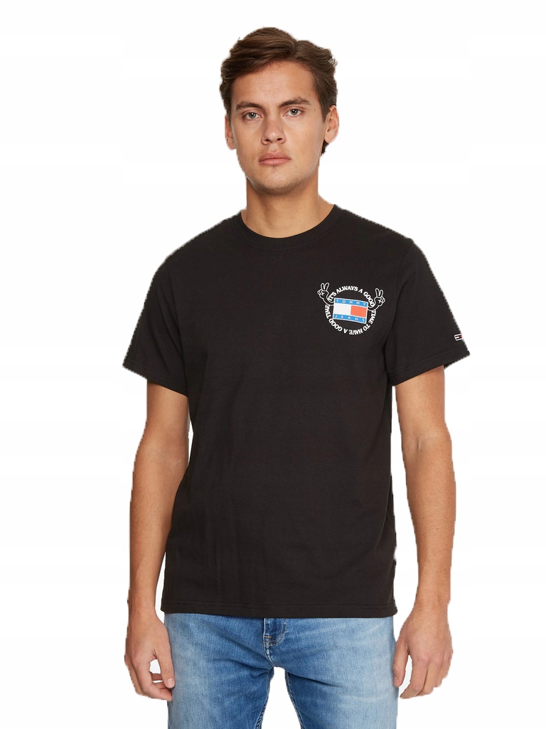 Tommy Hilfiger Tričko Philosotee Black M