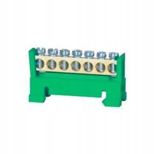 

Listwa zaciskowa 7-torowa TH35 zielona E.4020