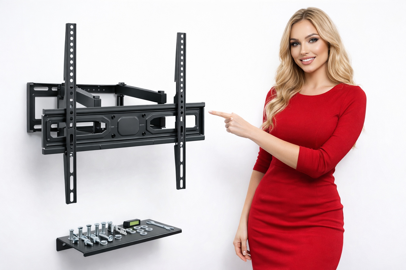Obrotowy Uchwyt do Telewizora Wieszak Tv do 70 cali 600x400 Vesa do 50kg