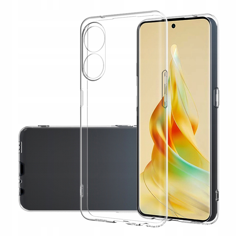

Etui Silicone Crystal Case do Oppo Reno 8T Szkło