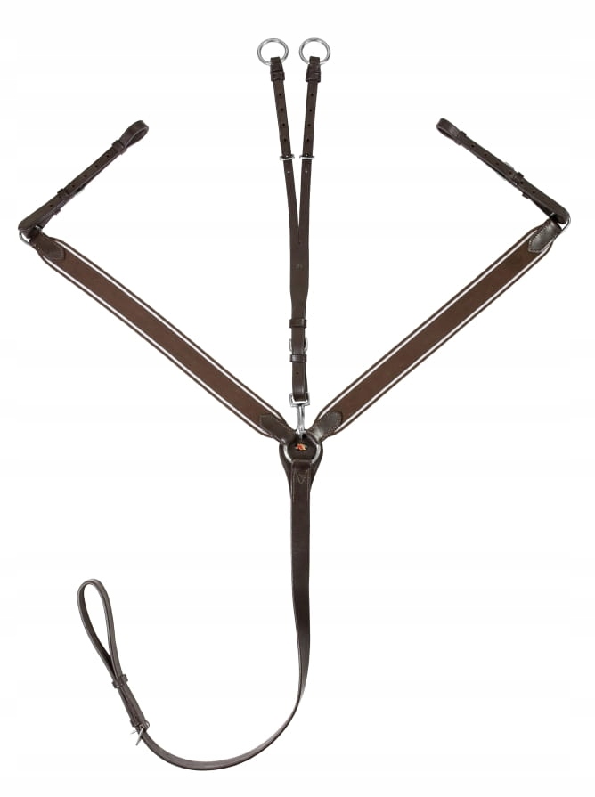 Napierśnik z wytokiem dla konia Start Elastic brązowy Full