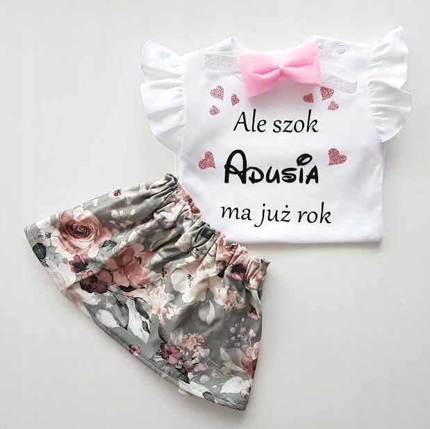 Sukienka Komplet ROCZEK, urodziny ALE SZOK ... 74 Marka Inna marka