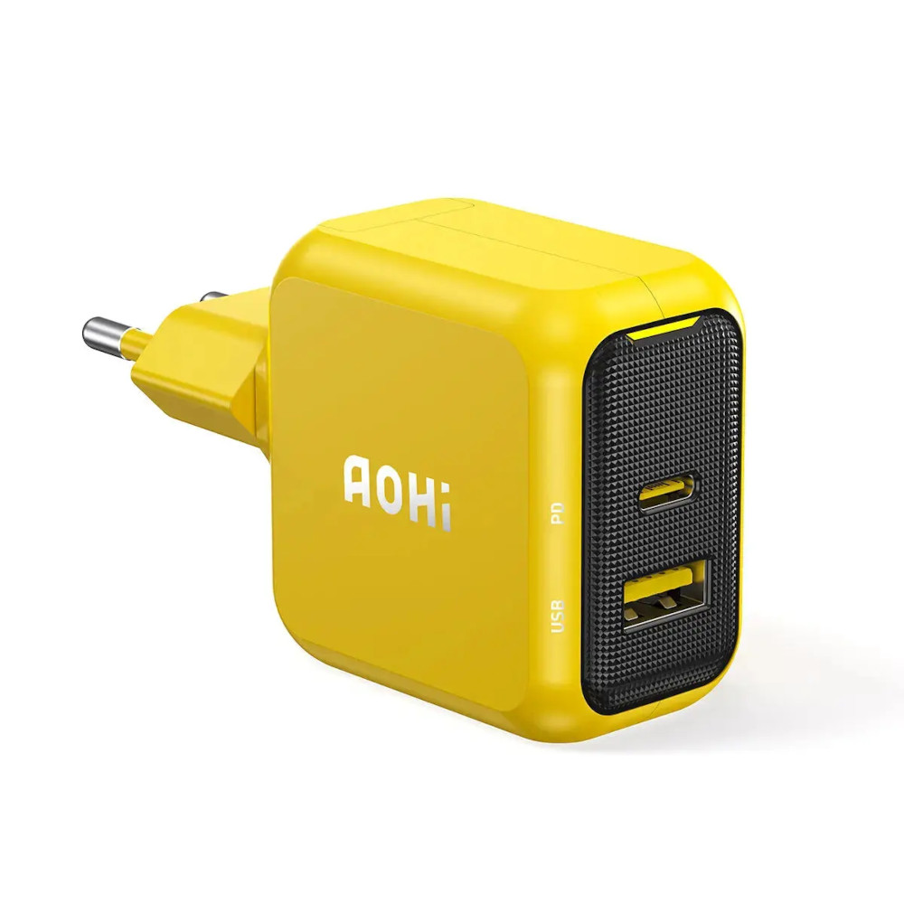 Ładowarka AOHi Magcube 67W Pd Usb-c Usb-a szybka ładowanie Power Delivery