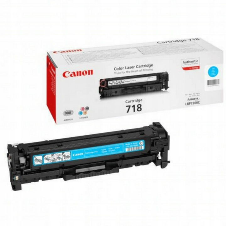 Originální toner Canon 718 C (2661B002) – azurově modrý