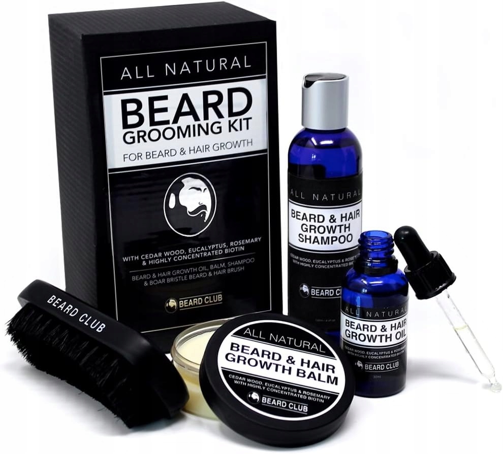 Beard Club – prémiová sada pro péči a růst vousů