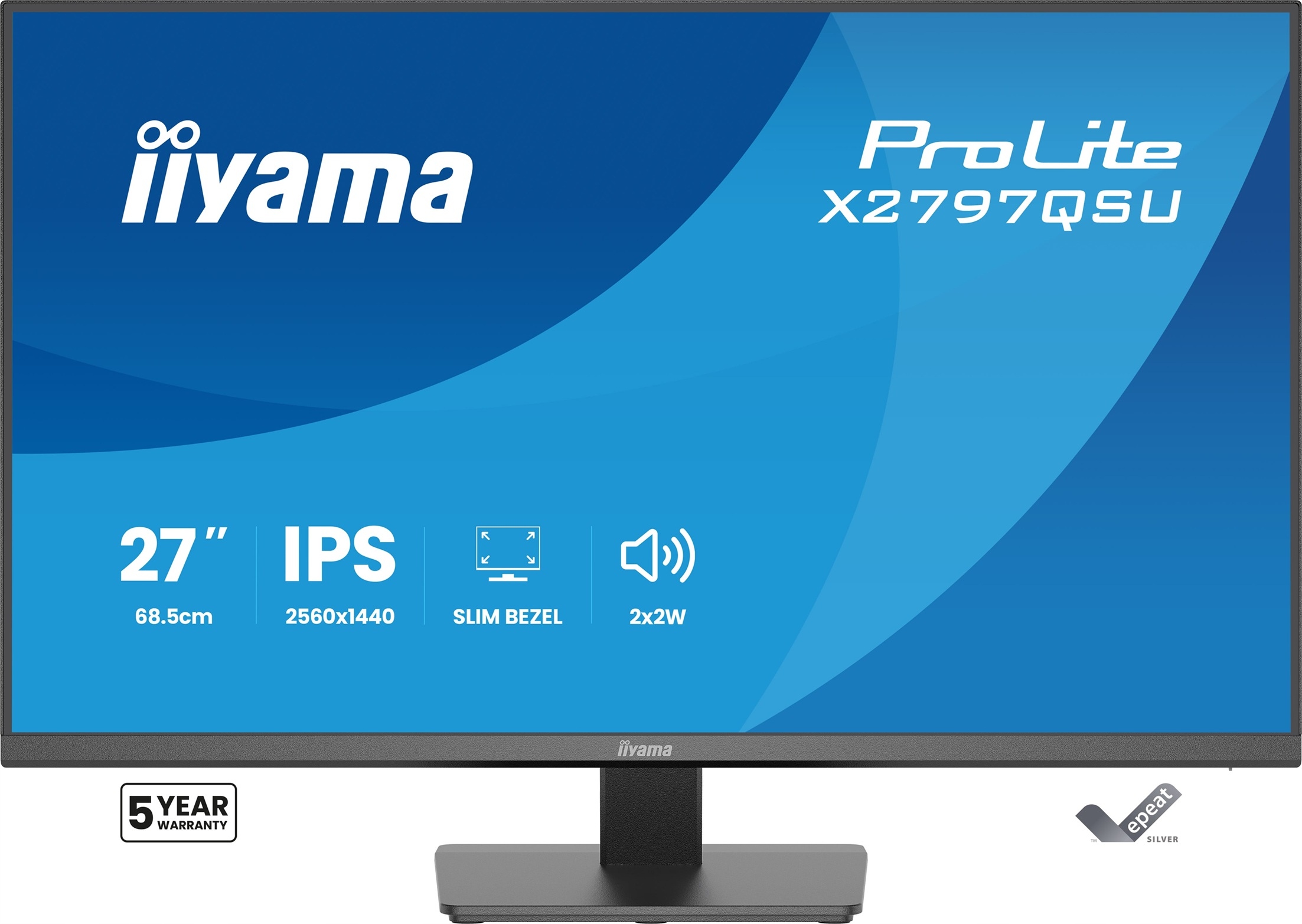 Led monitor iiyama ProLite X2797QSU-B1 27" 2560 x 1440 px Ips Pls