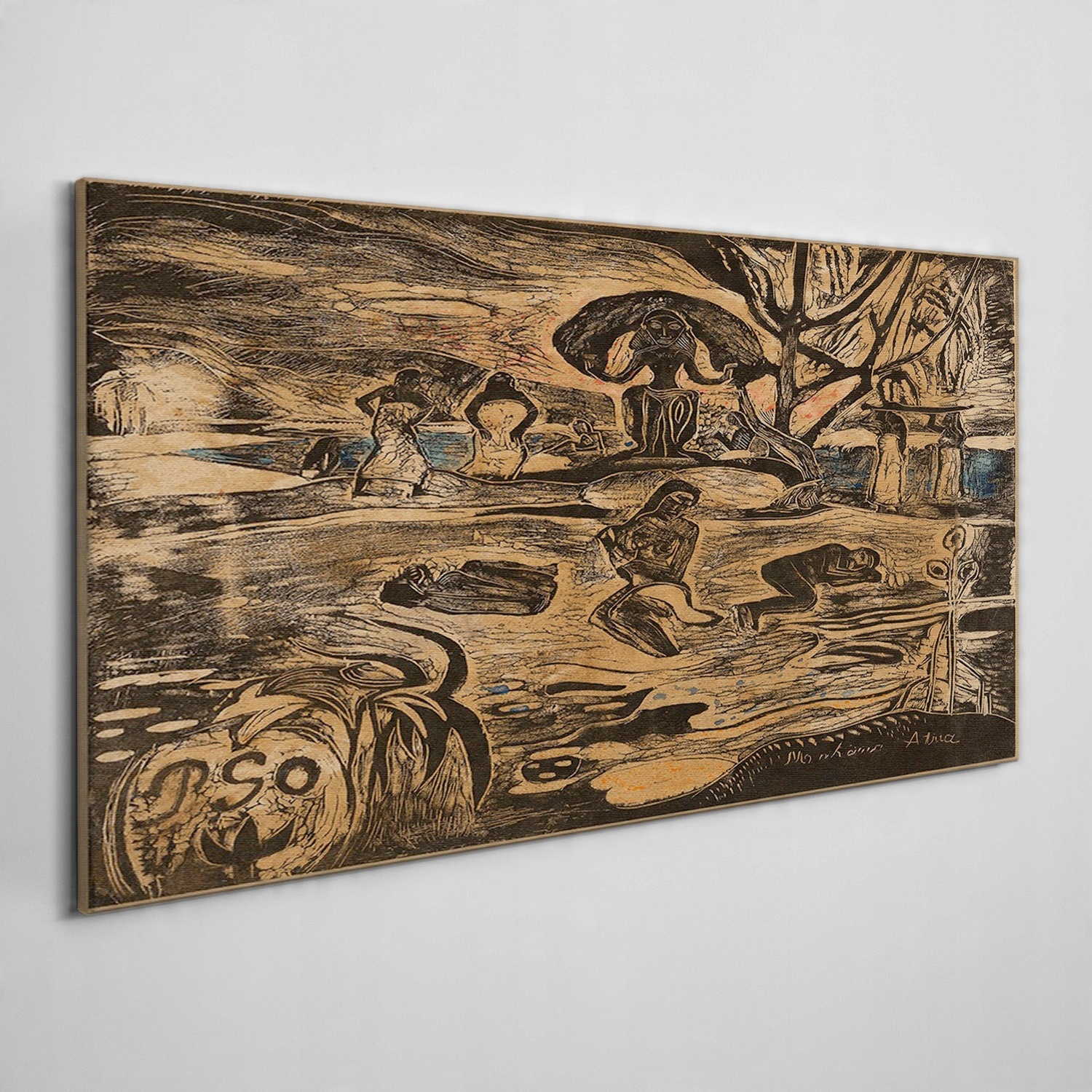 

Foto-obraz na płótnie Mahana atna Gauguin 120x60