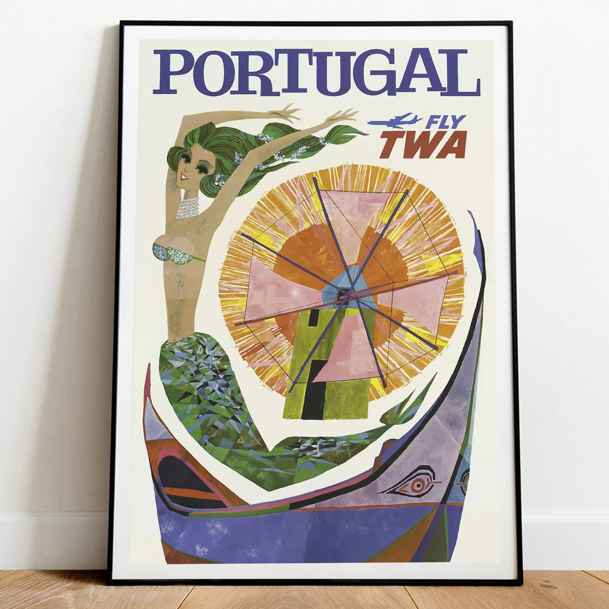

Plakat Podróżniczy na Ścianę Portugalia A3