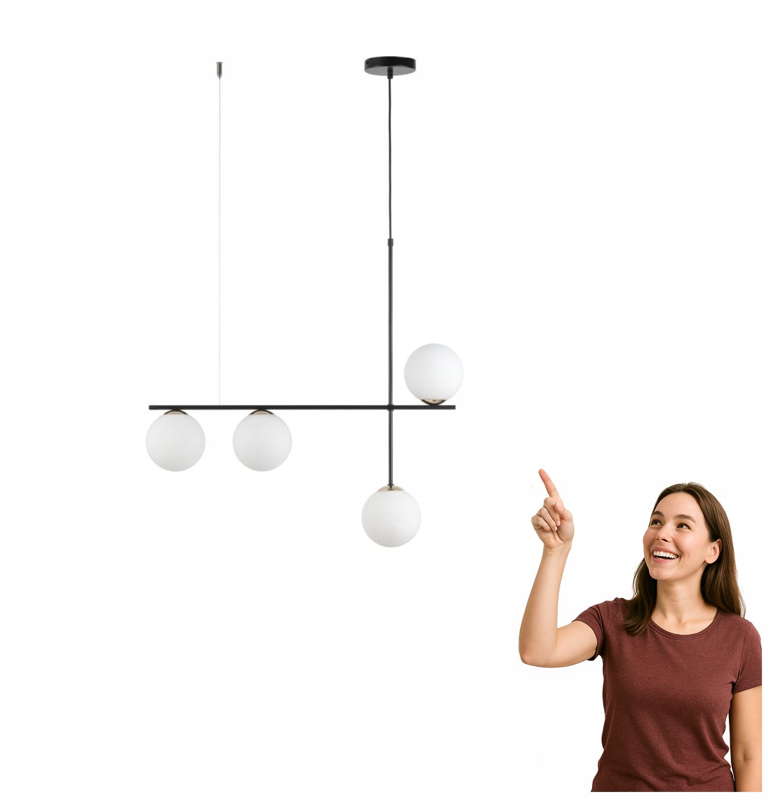 Závěsná lampa Silia 4 33691 Sigma Lighting