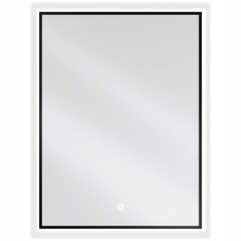 Mexen Erma podsvícené koupelnové zrcadlo 60 x 80 cm, Led 6000K, ventilátor,