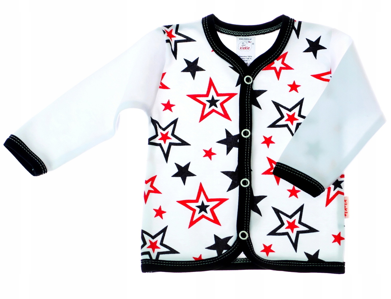 KAFTANIK koszulka ROZPINANY 5 PAK DZ 74 KLEKLE Rękaw długi rękaw