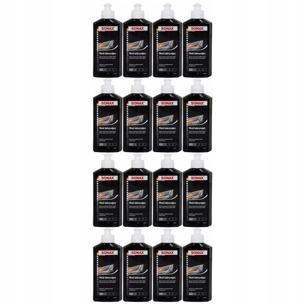 SONAX WOSK KOLORYZUJĄCY NANOPRO CZARNY 250ML