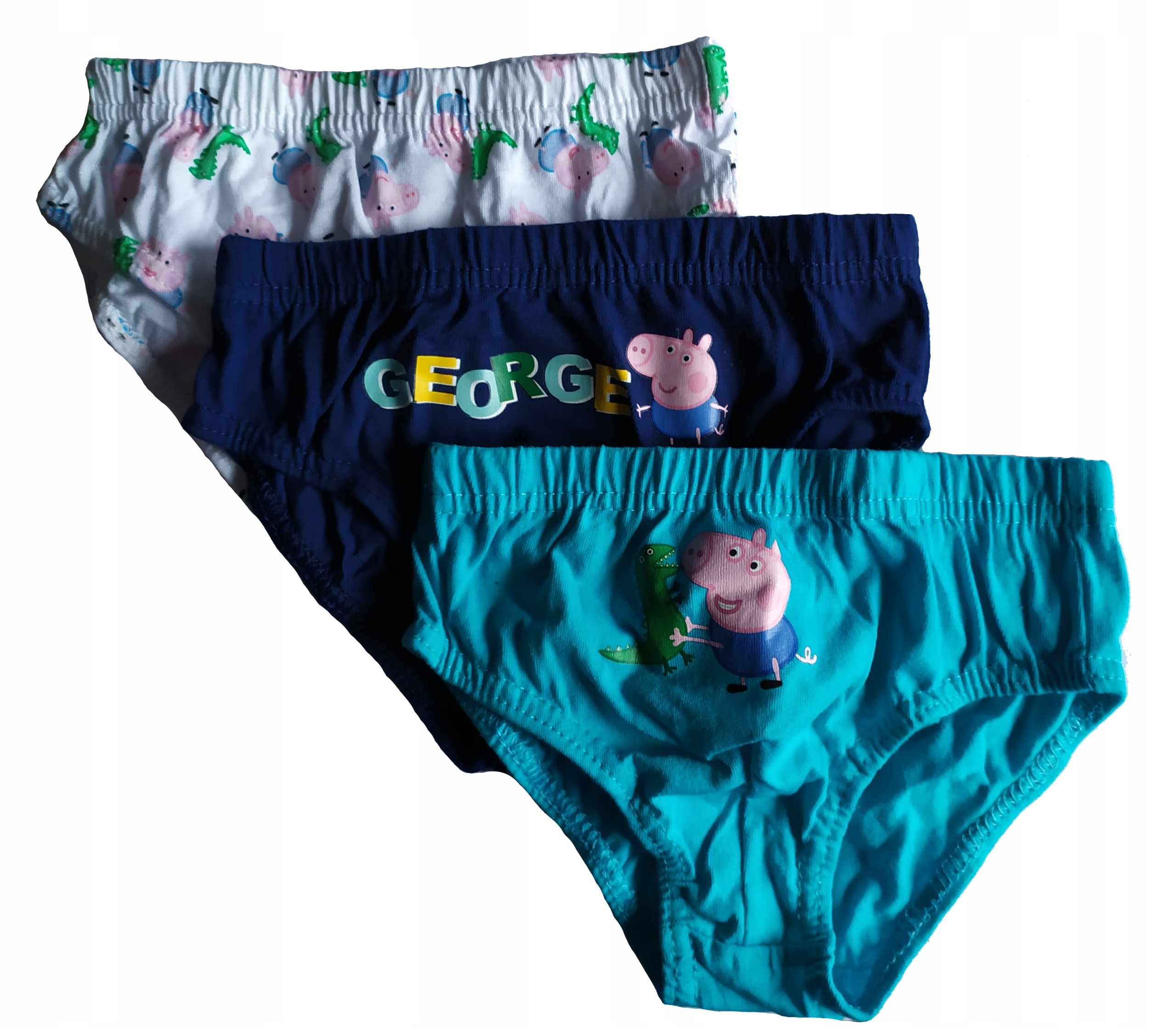 

Świnka Peppa Pig George majtki slipy 3-pak 104/110