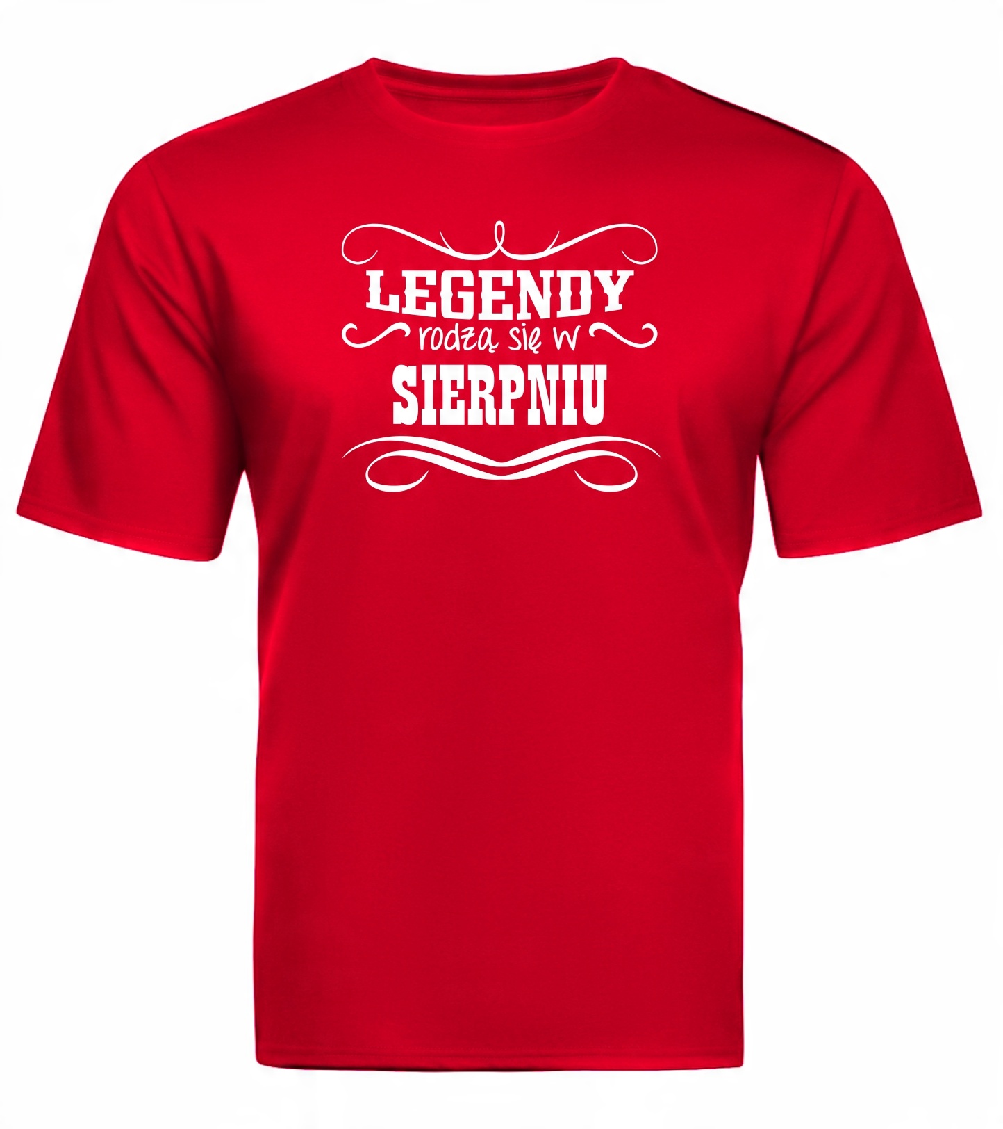 

Koszulka Legendy rodzą sie w Sierpniu Prezent