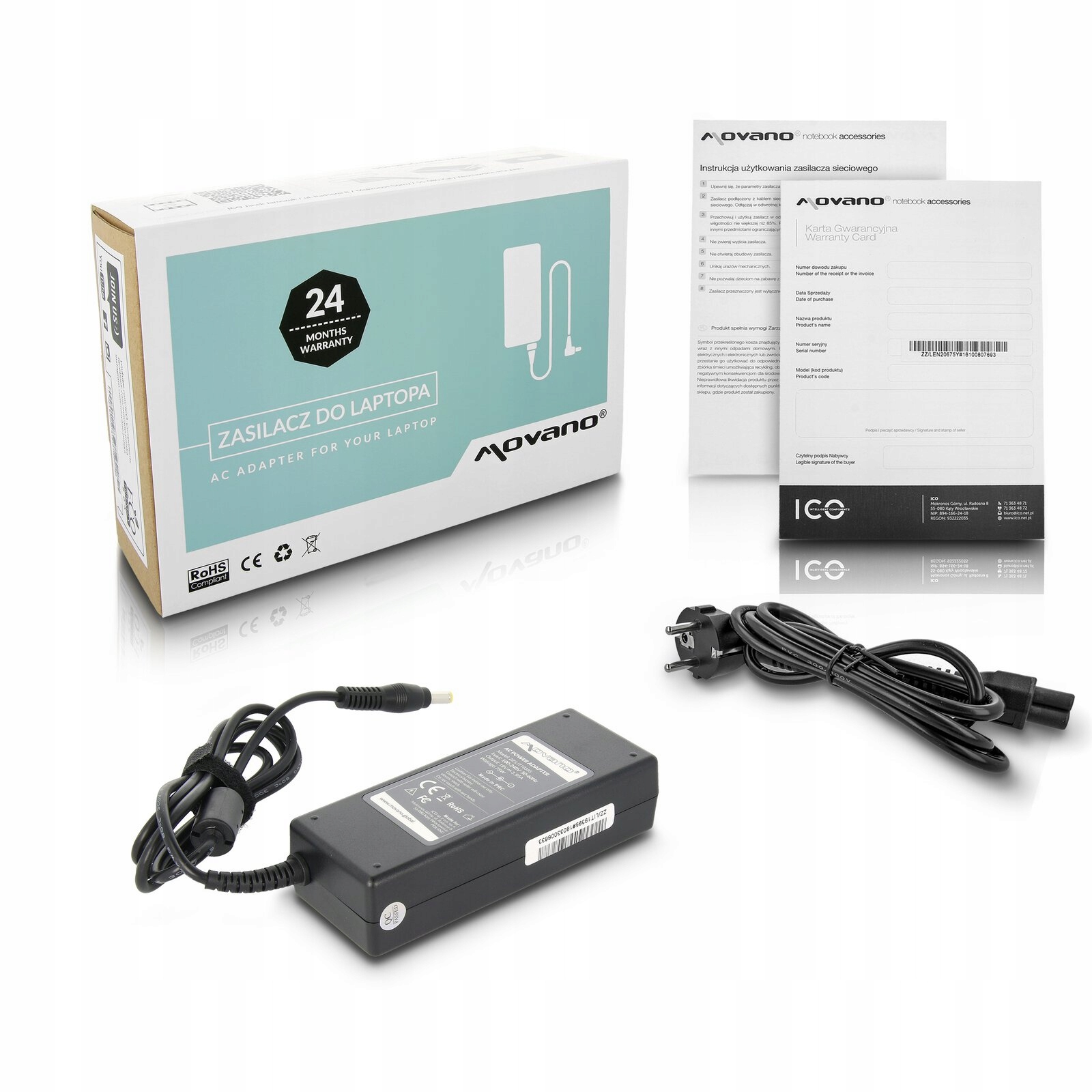 

Zasilacz Ładowarka Hp Compaq f4600a 19V 3.95A 75W