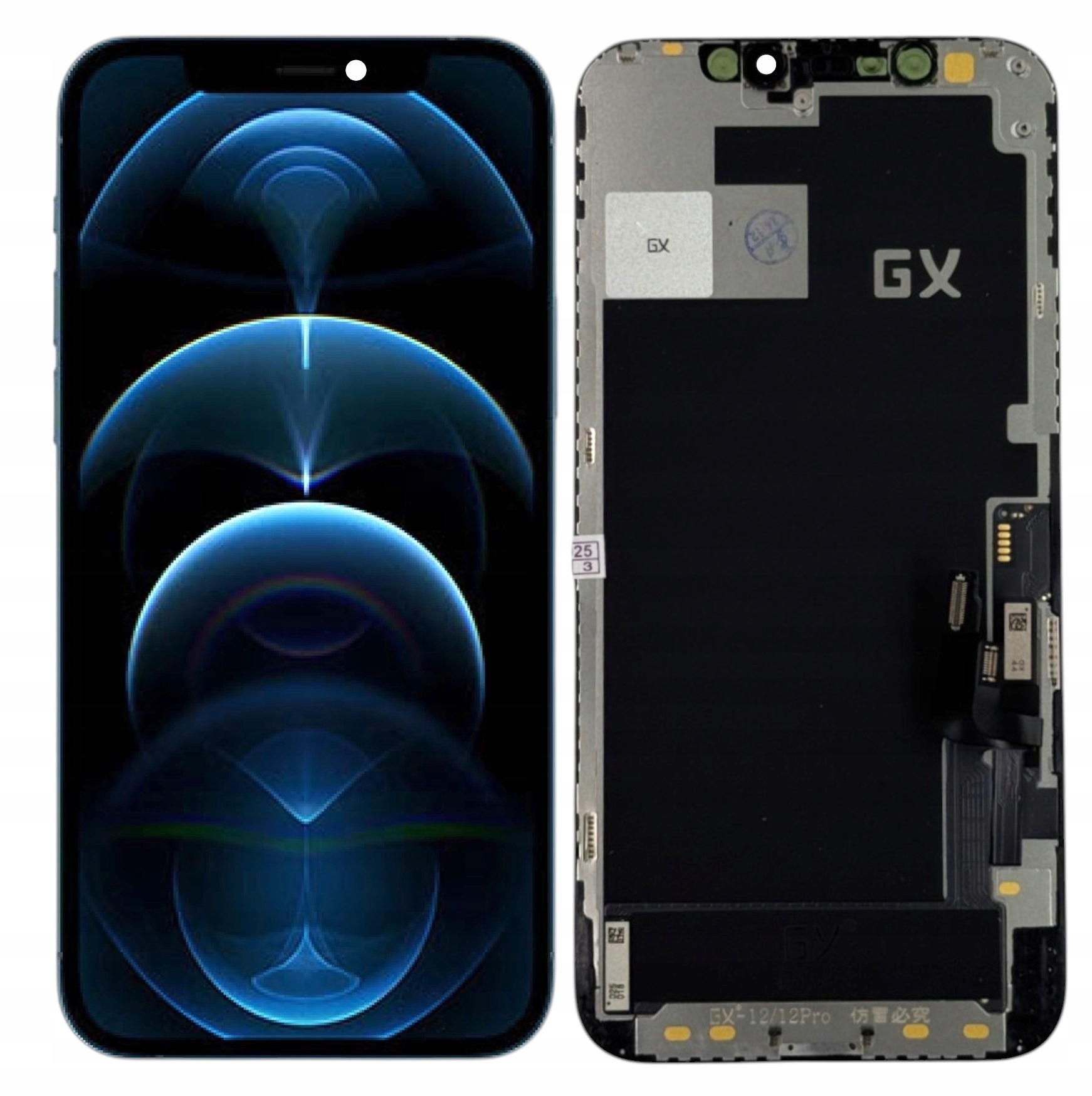 Displej iPhone 12 12 Pro Oled Hard Premium Dotyk Vyměnitelný Čip IC