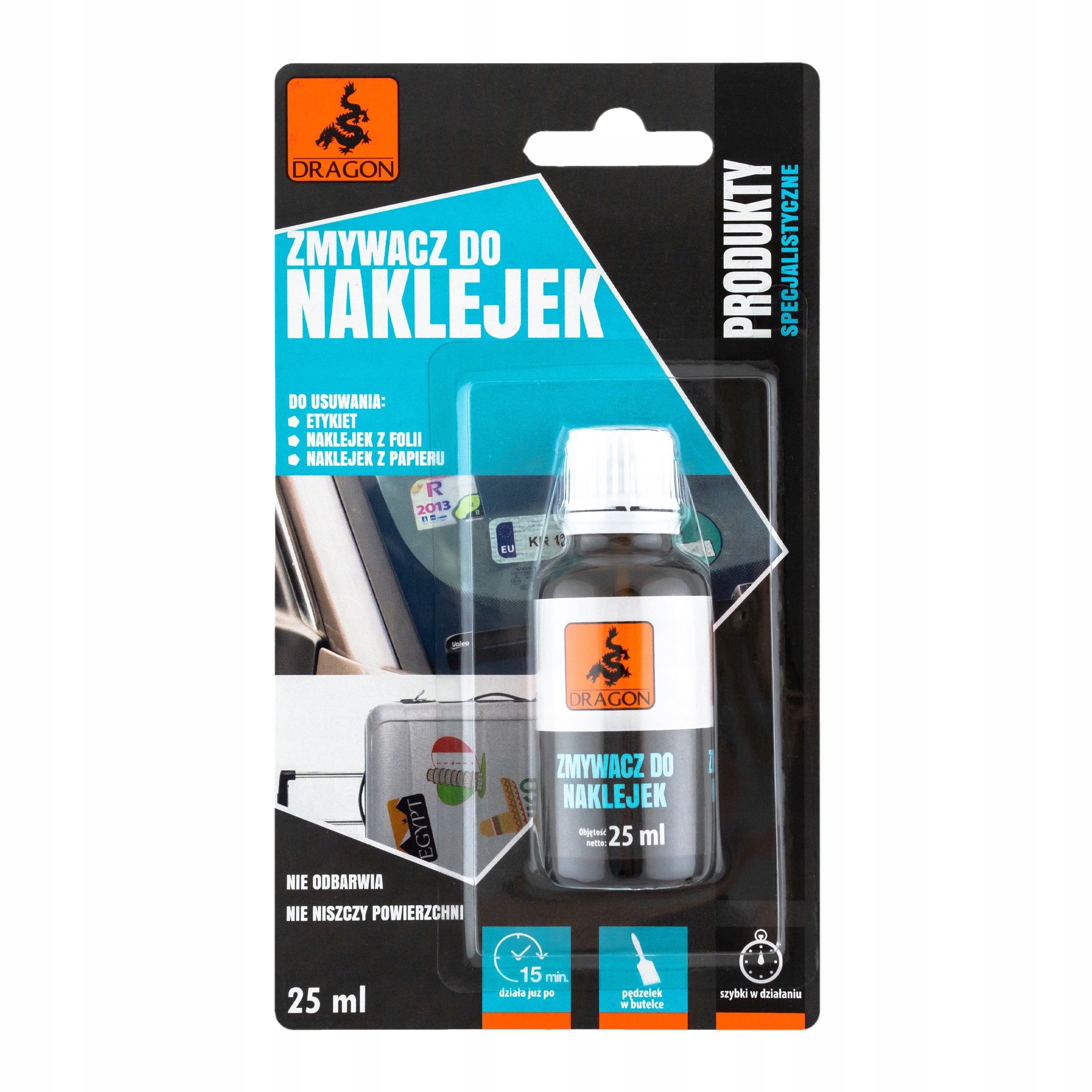

Zmywacz Do Naklejek Etykiet Winiet 25ML Dragon