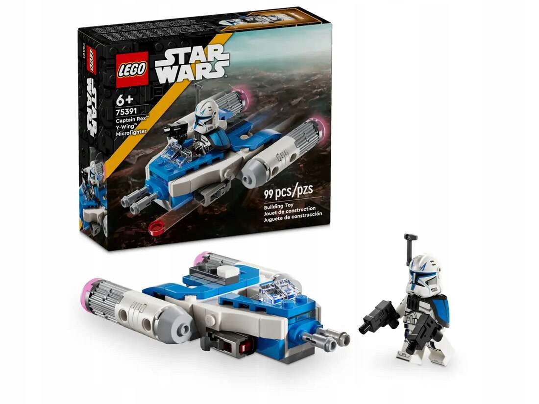 LEGO STAR WARS 75391 MIKROMYŚLIWIEC Y-WING KAPITANA REXA DLA CHŁOPCÓW