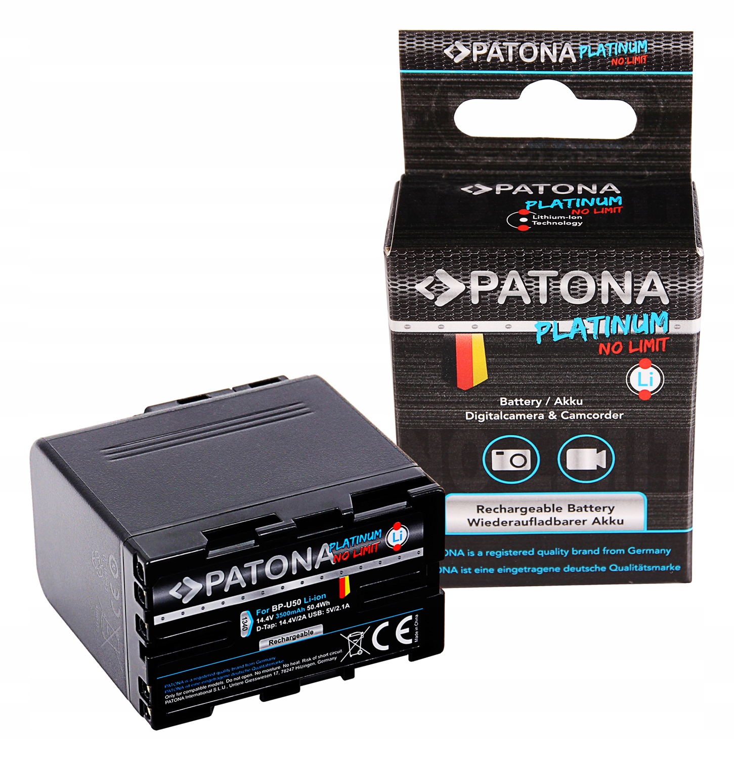 Patona Platinum Sony BP-U50 3500mAh 50.4 Wh D-Tap