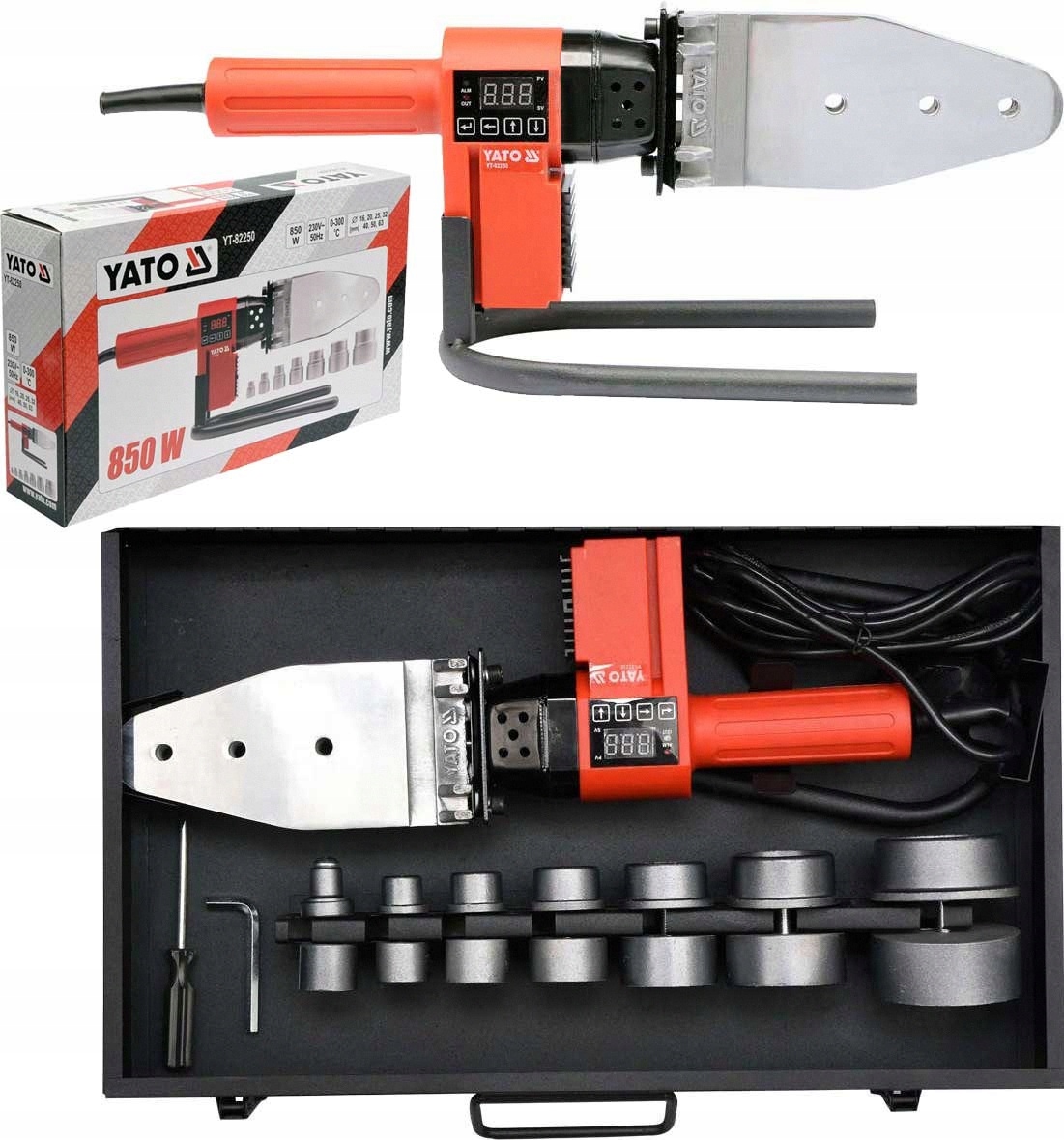Yato Zgrzewarka Do Rur Termoplastycznych 850W 16-63mm