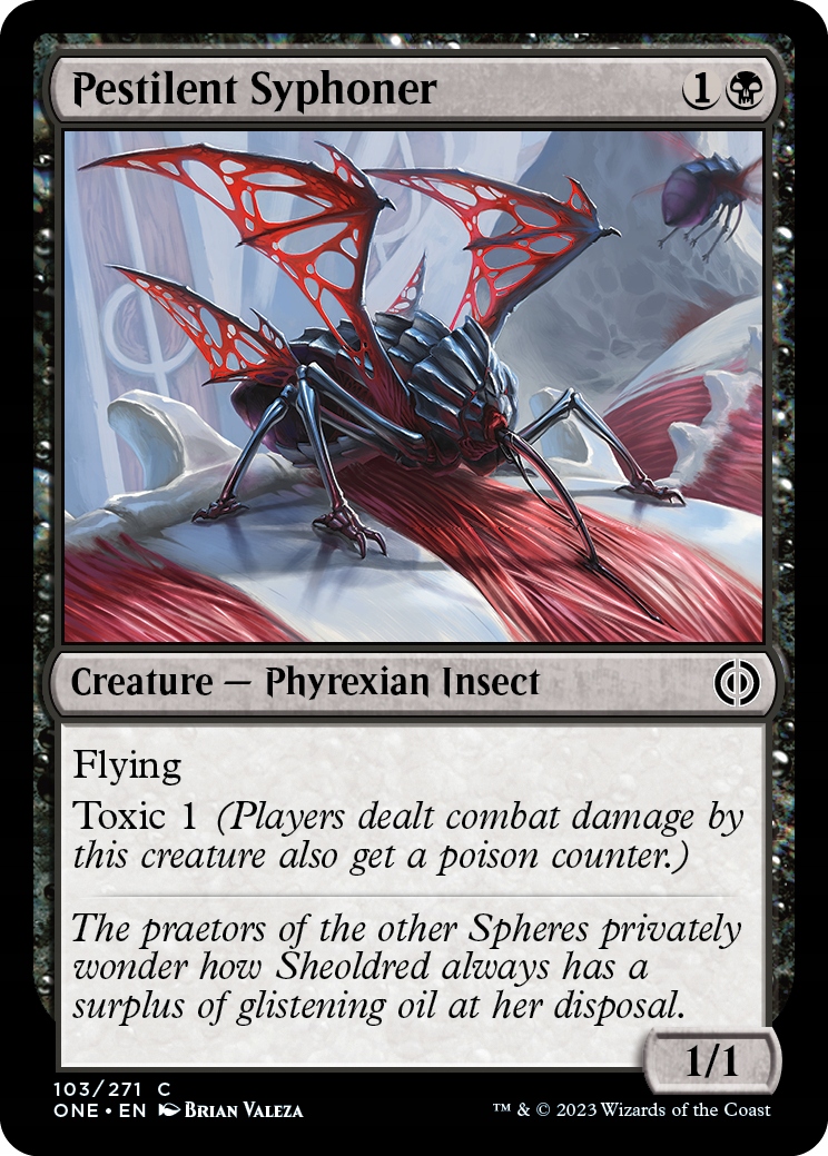 Mtg 4x Pestilent Syphoner
