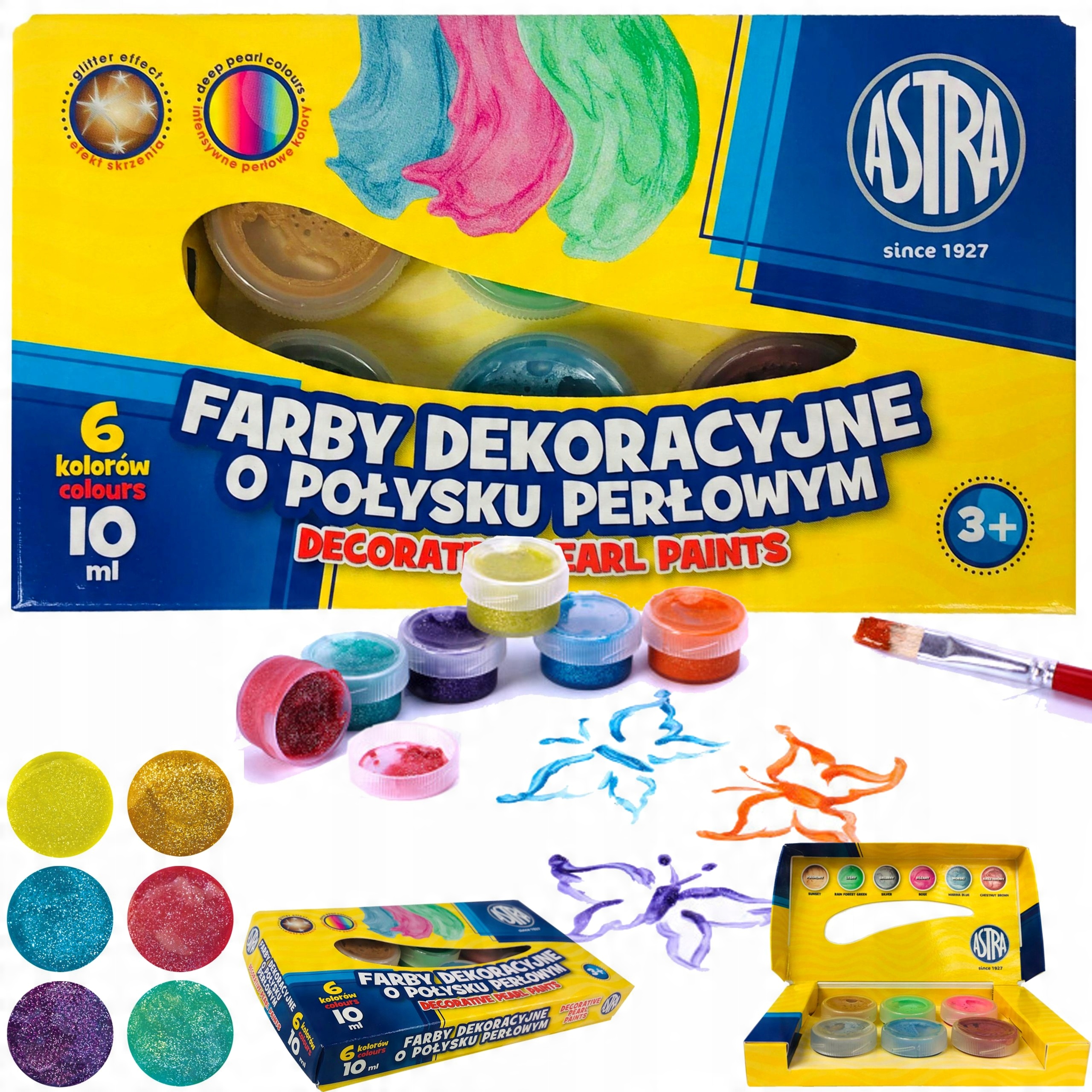 

Farby Dekoracyjne Perłowe 10ml Astra