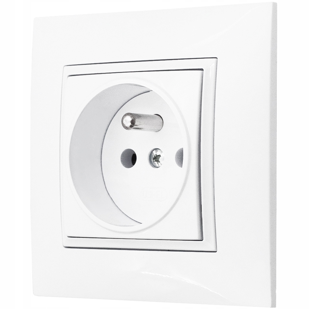 

Gniazdo Pojedyncze Gniazdko Biały Aria