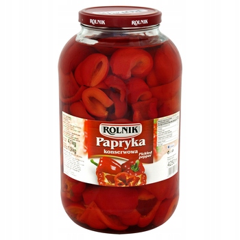 Levně Konzervovaná paprika Rolnik 4250 ml