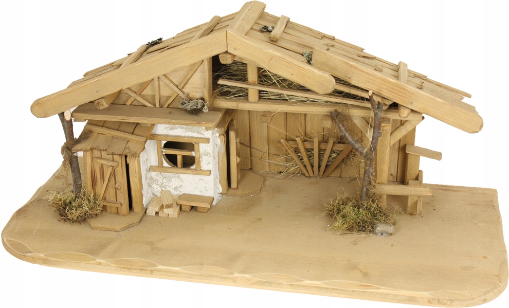 Vianočný Betlehem 69x30x29 cm na figy 10-12 cm