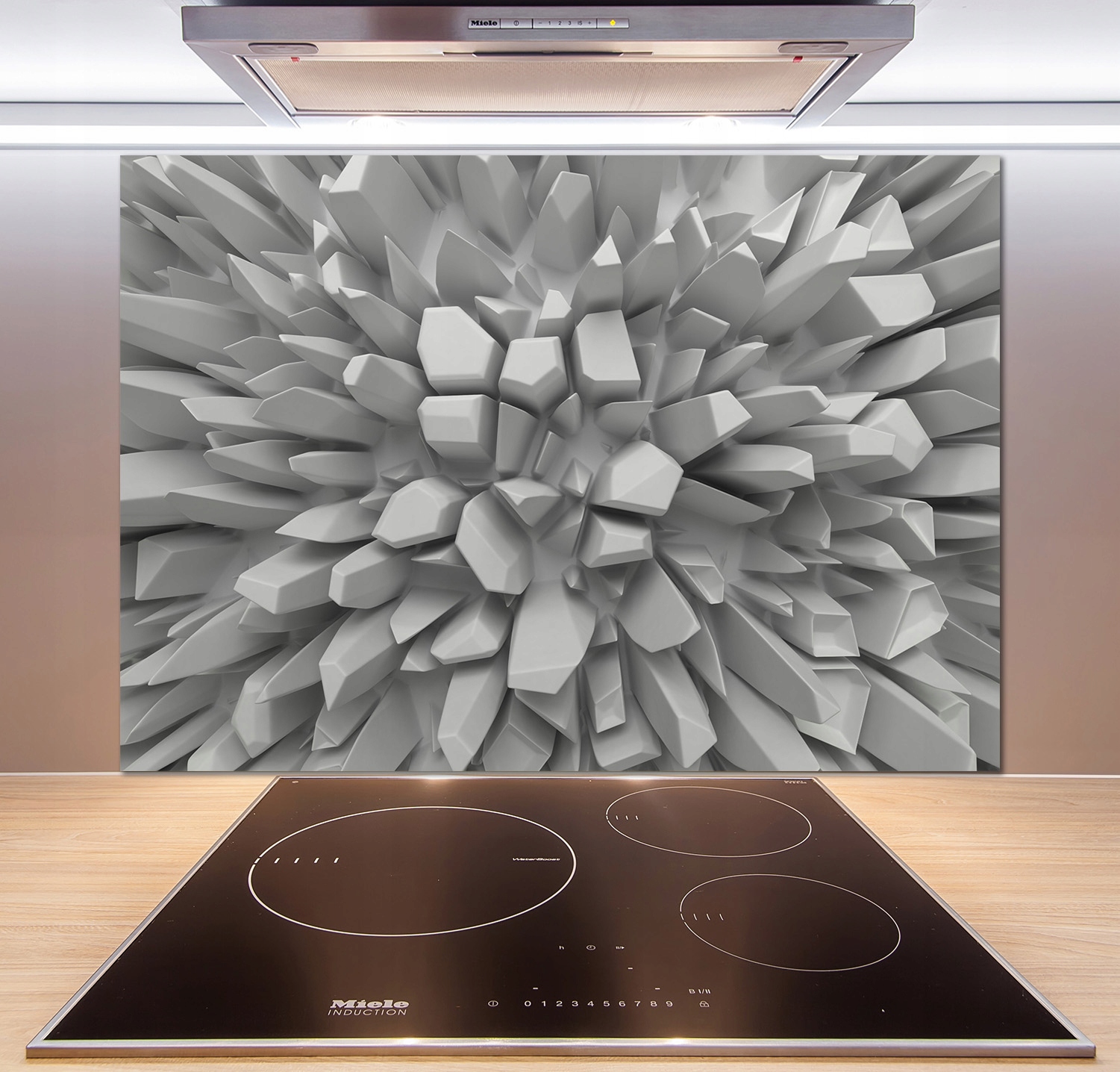 

Panel do kuchni Abstrakcja 3D 100x70 cm + Klej