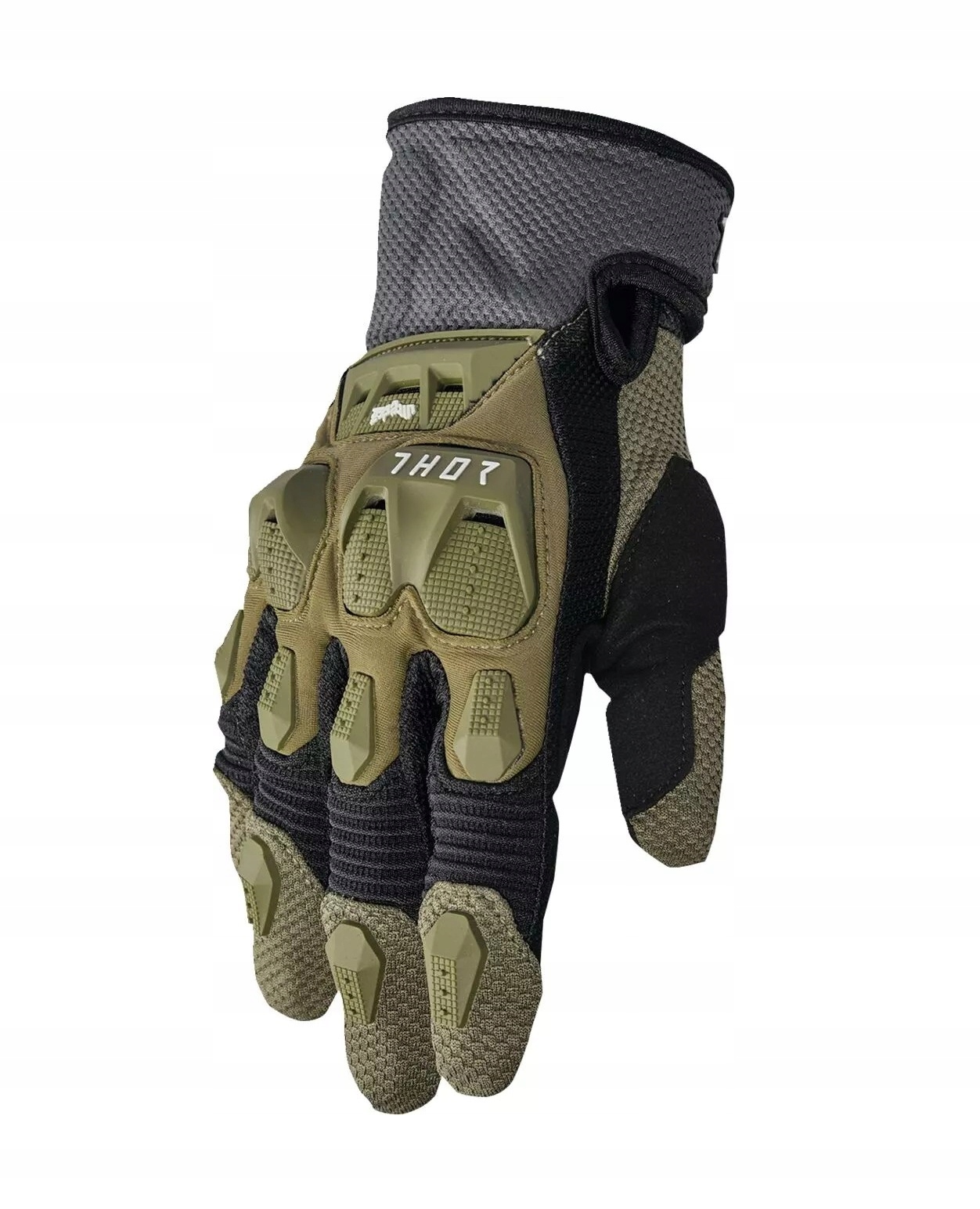 RĘKAWICZKI NA CROSSA ATV QUADA THOR TERRAIN ARMY/CHARCOAL ZIELONE