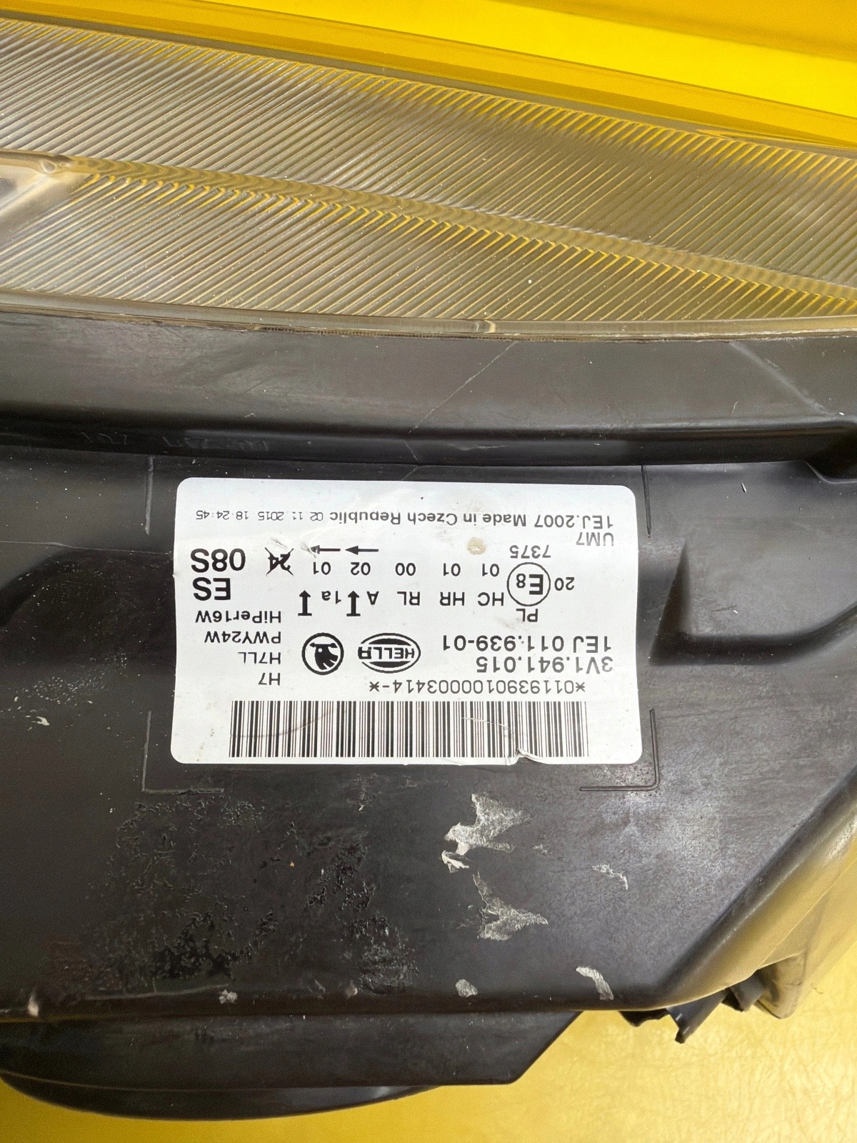 light left front Skoda Superb III 3 3V 2015- 3V1941015