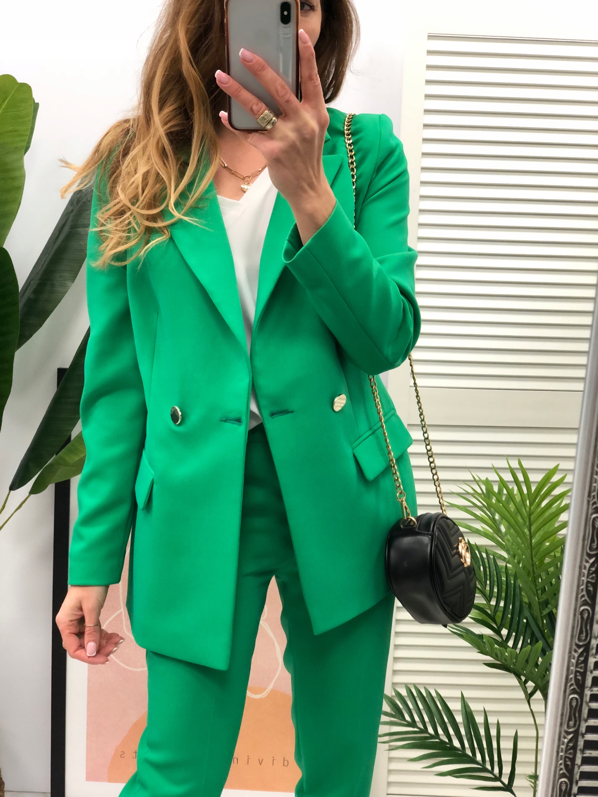 GARNITUR MIAMI PREMIUM ___ zieleń ___ 44 Linia plus size (duże rozmiary)