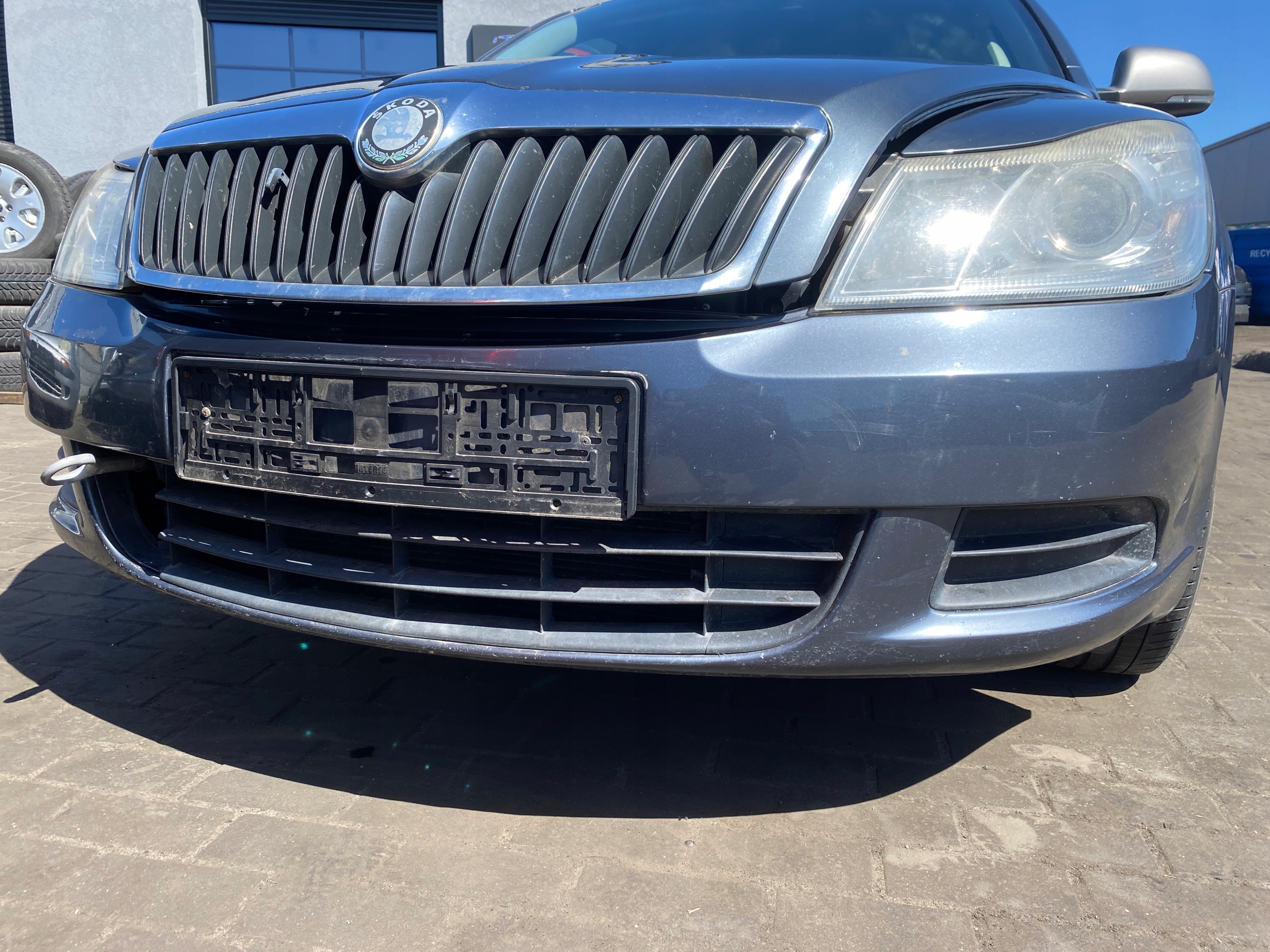 front bumper front kod lakieru 9151 Skoda Octavia II 2 FL 04-10