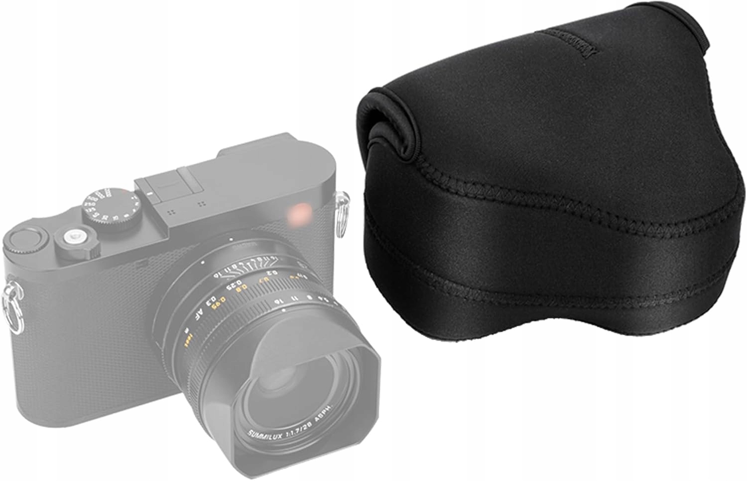 Jjc Neoprenová taška na fotoaparát Leica Q3 Q2 Q Eos R7 R10 do 130x75x100 mm
