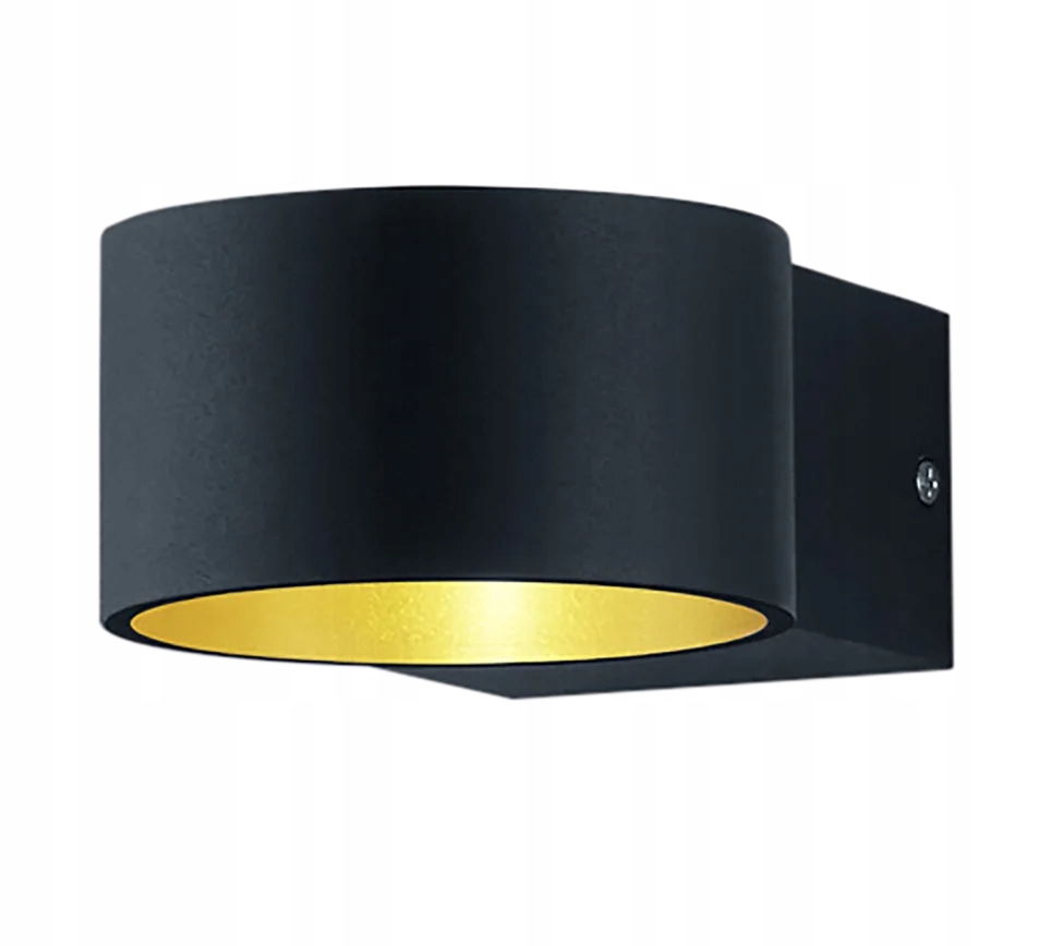 Nástenná lampa čierna Lacapo čierna Trio