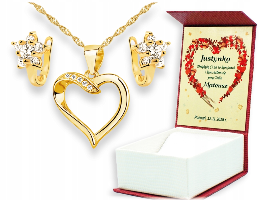 

Prezent Kobiety Dziewczyny Żony Serce Kwiat Grawer